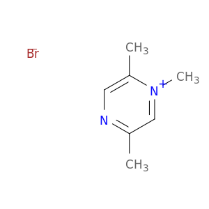 Pyrazinium, 1,2,5-trimethyl-, bromide