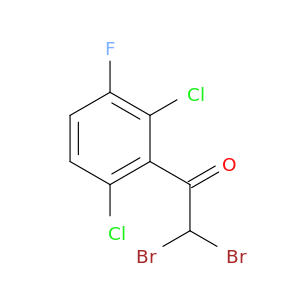 2,2-Dibromo-1-(2,6-dichloro-3-fluorophenyl)ethanone