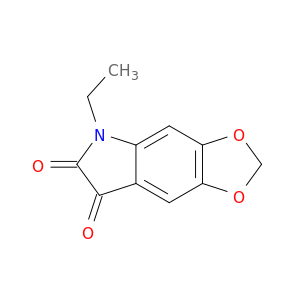 5H-1,3-Dioxolo[4,5-f]indole-6,7-dione, 5-ethyl-