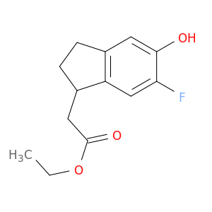 Ethyl 2-(6-fluoro-5-hydroxy-2,3-dihydro-1H-inden-1-yl)acetate