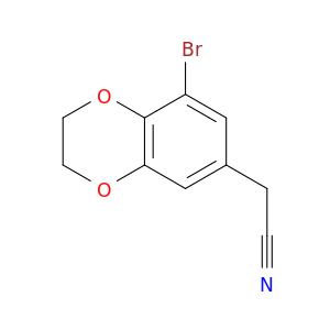 2-(8-Bromo-2,3-dihydro-1,4-benzodioxin-6-yl)acetonitrile