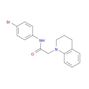 1(2H)-Quinolineacetamide, N-(4-bromophenyl)-3,4-dihydro-