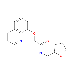 Acetamide, 2-(8-quinolinyloxy)-N-[(tetrahydro-2-furanyl)methyl]-