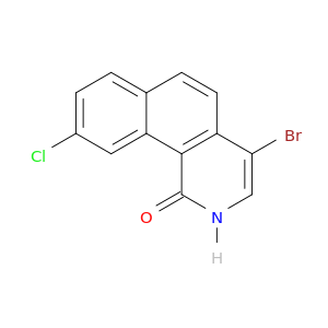Benz[h]isoquinolin-1(2H)-one, 4-bromo-9-chloro-