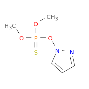 1H-Pyrazole, 1-[(dimethoxyphosphinothioyl)oxy]-