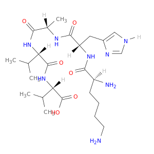 L-Valine, L-lysyl-L-histidyl-L-alanyl-L-valyl-
