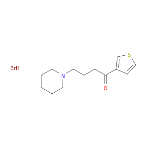 1-Butanone,4-(1-piperidinyl)-1-(3-thienyl)-, hydrobromide (1:1)