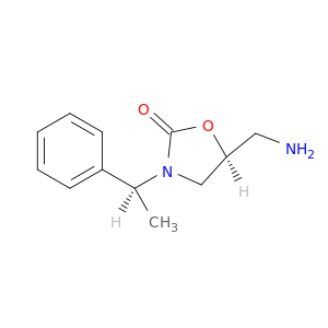 2-Oxazolidinone, 5-(aminomethyl)-3-[(1S)-1-phenylethyl]-, (5S)-