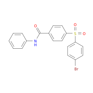 Benzamide, 4-[(4-bromophenyl)sulfonyl]-N-phenyl-