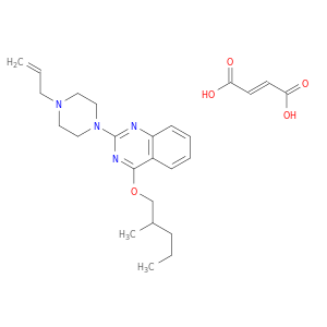 2-(4-ALLYL-(PIPERAZIN-1-YL))-4-(2-METHYLPENTOXY)QUINAZOLINE FUMARATE