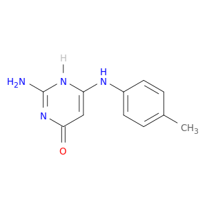 2-amino-6-[(4-methylphenyl)amino]pyrimidin-4(1h)-one