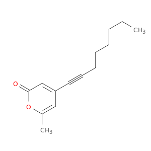 2H-Pyran-2-one, 6-methyl-4-(1-octynyl)-