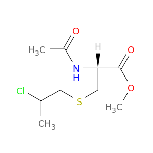 L-Cysteine,N-acetyl-S-(2-chloropropyl)-, methyl ester