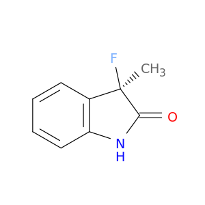 2H-Indol-2-one, 3-fluoro-1,3-dihydro-3-methyl-, (3R)-