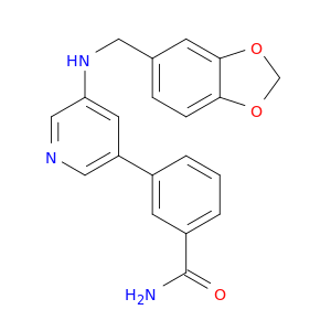 Benzamide, 3-[5-[(1,3-benzodioxol-5-ylmethyl)amino]-3-pyridinyl]-