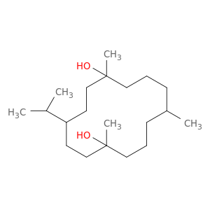 1,7-Cyclotetradecanediol, 1,7,11-trimethyl-4-(1-methylethyl)-