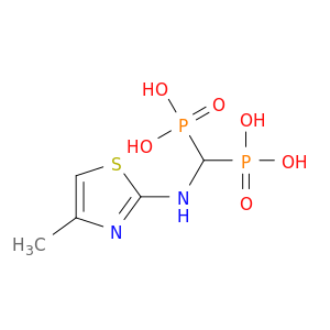 Phosphonic acid,[[(4-methyl-2-thiazolyl)amino]methylene]bis- (9CI)
