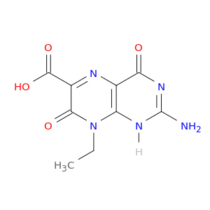2-amino-8-ethyl-4,7-dioxo-1,4,7,8-tetrahydropteridine-6-carboxylic acid