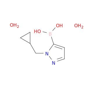 硼酸,B-[1-(环丙基甲基)-1H-吡唑-5-基]-,水合物(1：2)