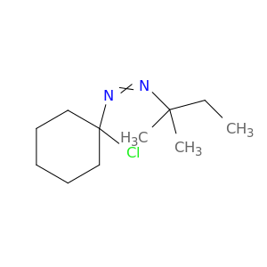 Diazene, (1-chlorocyclohexyl)(1,1-dimethylpropyl)-