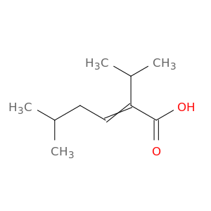 2-Hexenoic acid, 5-methyl-2-(1-methylethyl)-