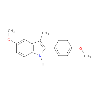 5-Methoxy-2-(4-methoxyphenyl)-3-methyl-1H-indole