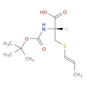L-Cysteine, N-[(1,1-dimethylethoxy)carbonyl]-S-(1E)-1-propen-1-yl-