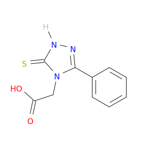 2-(3-Phenyl-5-thioxo-1H-1,2,4-triazol-4(5H)-yl)acetic acid