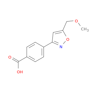 Benzoic acid, 4-[5-(methoxymethyl)-3-isoxazolyl]-