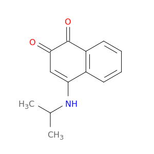 1,2-Naphthalenedione, 4-[(1-methylethyl)amino]-