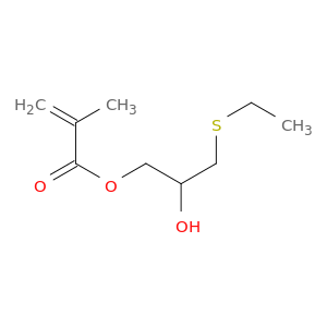 2-Propenoic acid, 2-methyl-, 3-(ethylthio)-2-hydroxypropyl ester