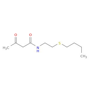 Butanamide, N-[2-(butylthio)ethyl]-3-oxo-