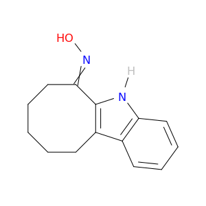 6H-Cyclooct[b]indol-6-one, 5,7,8,9,10,11-hexahydro-, oxime