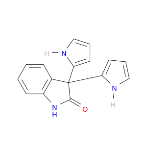 2H-Indol-2-one, 1,3-dihydro-3,3-di-1H-pyrrol-2-yl-