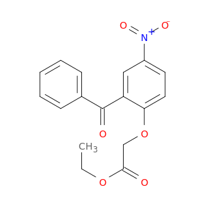 Acetic acid, (2-benzoyl-4-nitrophenoxy)-, ethyl ester