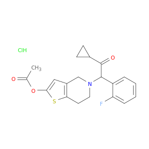 2-[2-(乙酰氧基)-6,7-二氢噻吩并[3,2-C]吡啶-5(4H)-基]-1-环丙基-2-(2-氟苯基)乙酮盐酸盐