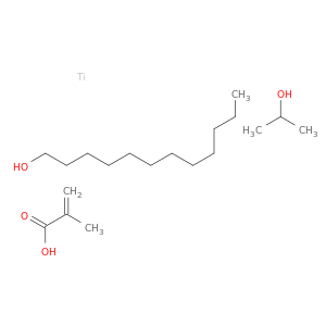 dodecan-1-ol; 2-methylprop-2-enoic acid; propan-2-ol; titanium