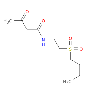 Butanamide, N-[2-(butylsulfonyl)ethyl]-3-oxo-