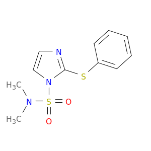 1H-Imidazole-1-sulfonamide, N,N-dimethyl-2-(phenylthio)-