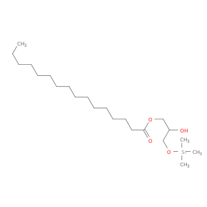 Hexadecanoic acid, 2-hydroxy-3-[(trimethylsilyl)oxy]propyl ester