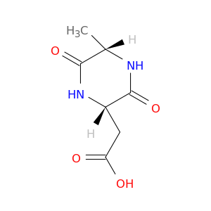 2-Piperazineaceticacid, 5-methyl-3,6-dioxo-, (2S,5S)-