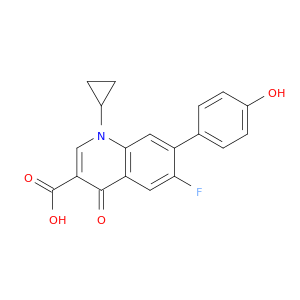 3-Quinolinecarboxylicacid, 1-cyclopropyl-6-fluoro-1,4-dihydro-7-(4-hydroxyphenyl)-4-oxo-