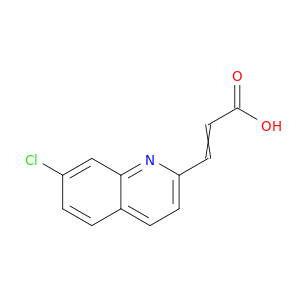 3-(7-Chloroquinolin-2-yl)prop-2-enoic Acid