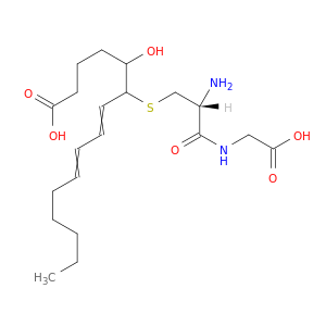 Glycine, N-[S-[1-(4-carboxy-1-hydroxybutyl)-2,4-decadienyl]-L-cysteinyl]-