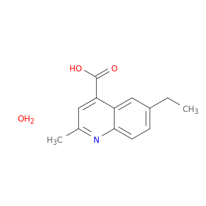 6-乙基-2-甲基-4-喹啉羧酸水合物