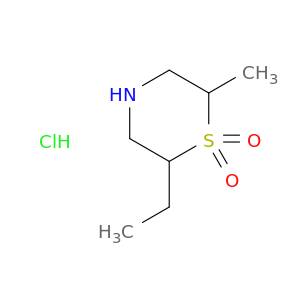 2-ethyl-6-methyl-1lambda6-thiomorpholine-1,1-dione hydrochloride