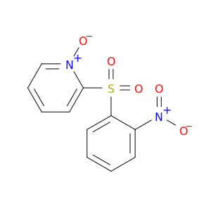 Pyridine, 2-[(2-nitrophenyl)sulfonyl]-, 1-oxide