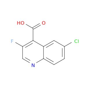 4-Quinolinecarboxylic acid, 6-chloro-3-fluoro-