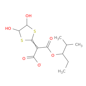 Propanedioic acid, (4,5-dihydroxy-1,3-dithiolan-2-ylidene)-, ethyl2-methylpropyl ester