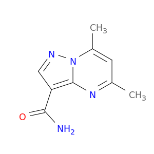 Pyrazolo[1,5-a]pyrimidine-3-carboxamide, 5,7-dimethyl-